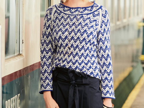 Strickanleitung Pullover Delilah