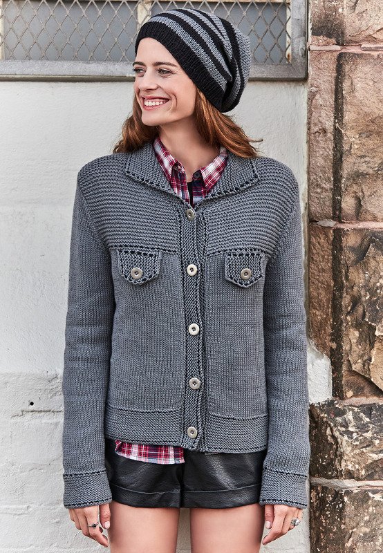 Strickanleitung Jacke & Beanie Franzi - Bild 3