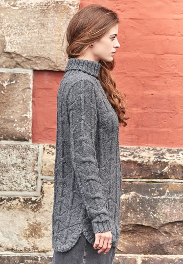 Strickanleitung Rollkragen-Pullover Tilly