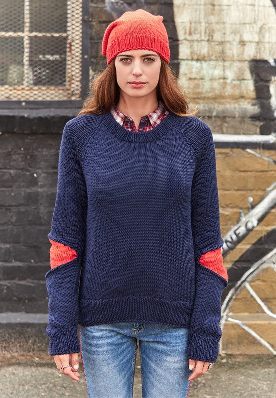 Strickanleitungen Raglan-Pullover & Beanie Ferry - Bild 3