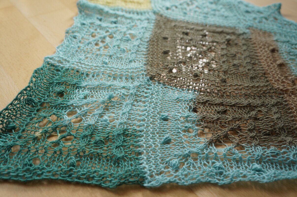 Dreieckstuch Mitered Square