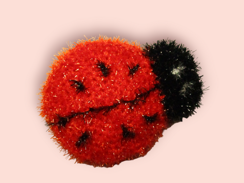 Marienkäfer Schwamm Häkelanleitung