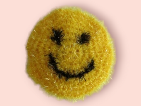 Smilie Schwamm Häkelanleitung