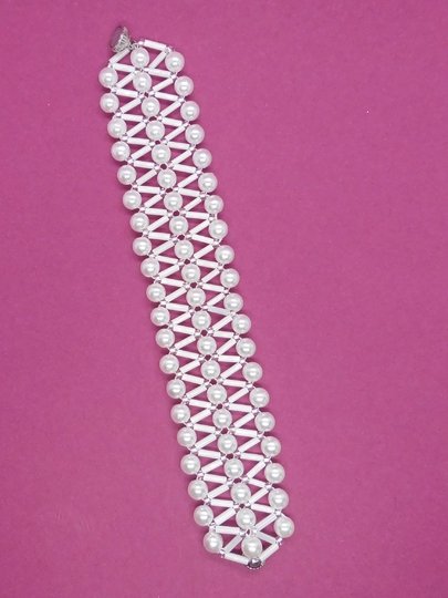 Perlen Armband Choker-Collier elegantes V-Design