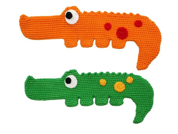Crocodile - to cuddle and explore - Crochet Pattern