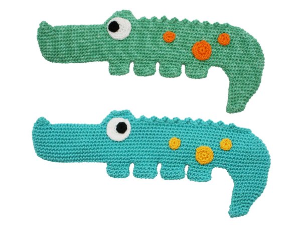Crocodile - to cuddle and explore - Crochet Pattern