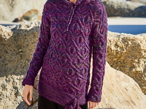 Strickanleitung Longpullover Heide