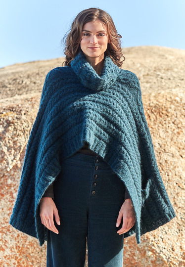 Strickanleitung Poncho Maybritt
