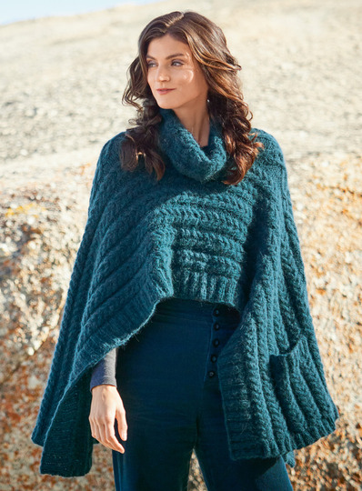 Strickanleitung Poncho Maybritt