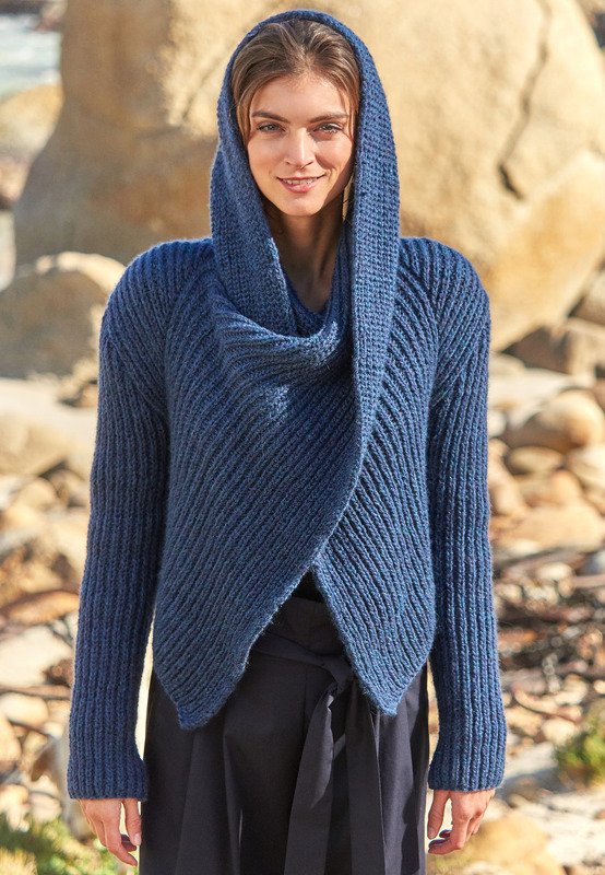 Strickanleitung Wickel-Jacke Dione - Bild 2