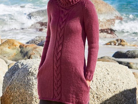Strickanleitung Rollkragen-Pullover Isolde