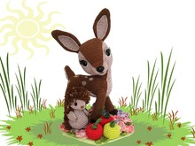 Reh und Igel Häkelanleitung Amigurumi