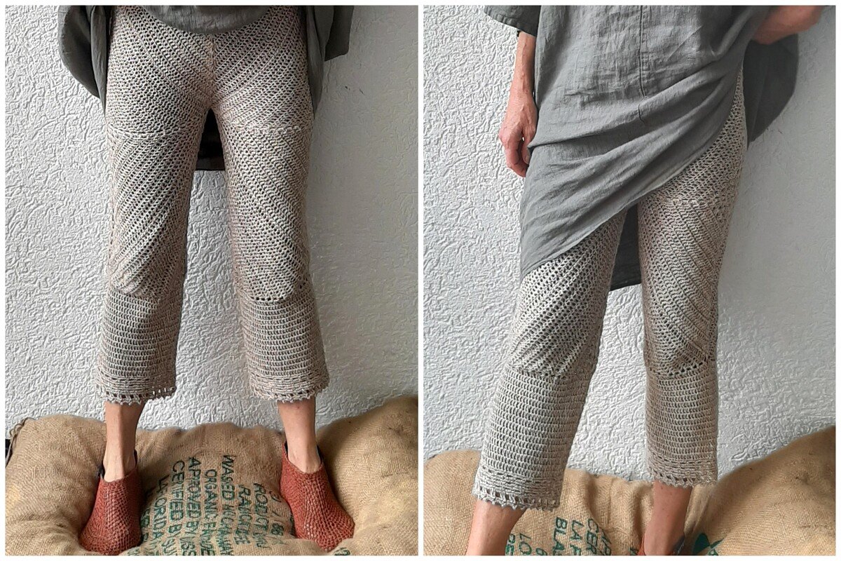 Häkelanleitung Hose, Short "Chaca-Chaca"  Lagenlook, für alle Größen
