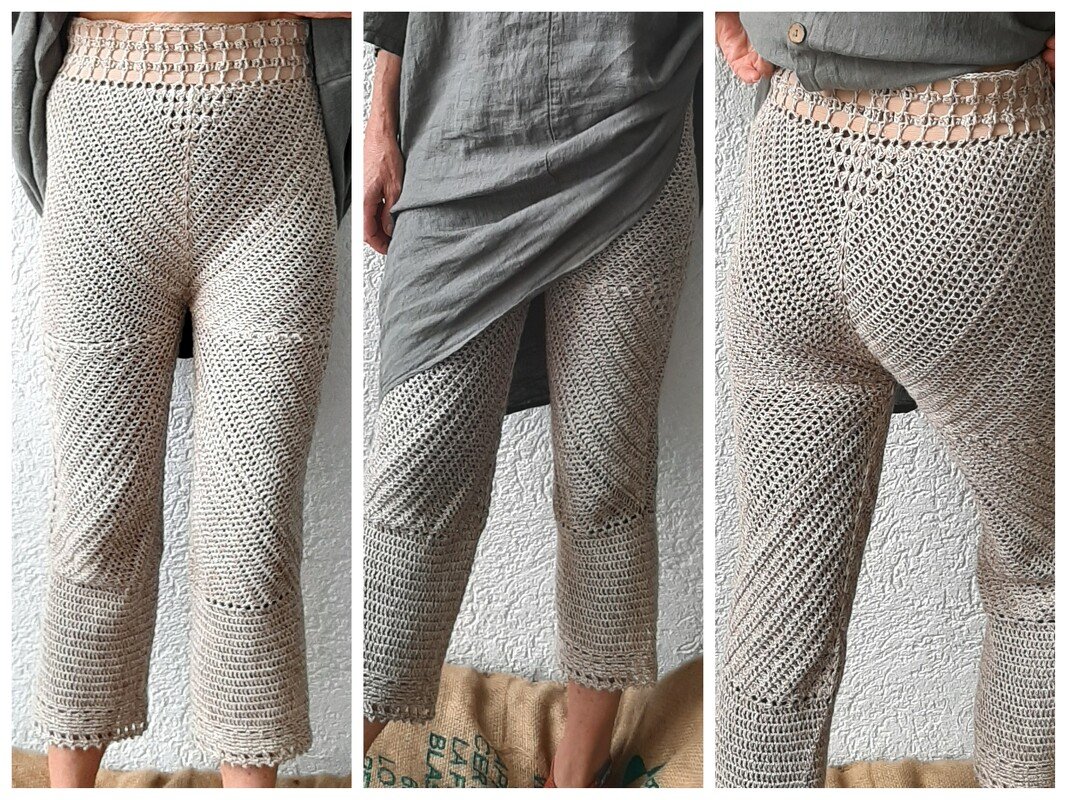 Häkelanleitung Hose, Short "Chaca-Chaca"  Lagenlook, für alle Größen - Bild 3