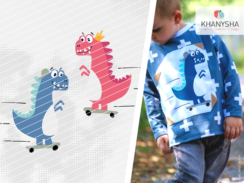 Skate-o-Saurus Plotterdatei