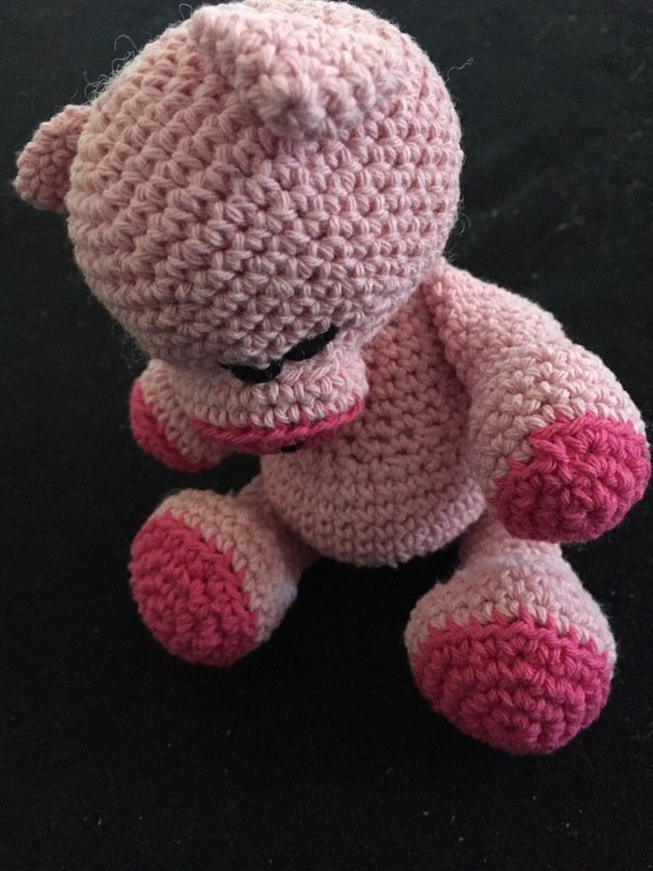 Ella the cute Piggy crochet pattern - Image 2
