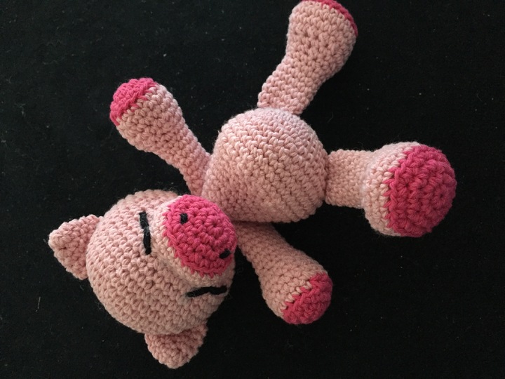 Schweinchen Ella Häkelanleitung