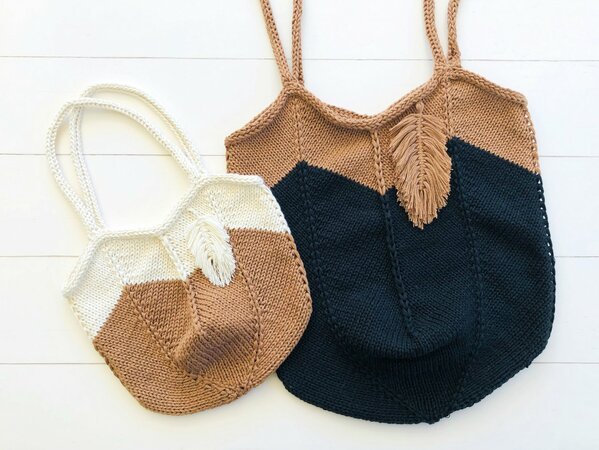 Knitting Pattern - Shopping Bags - Zoe & Zoella - No.223