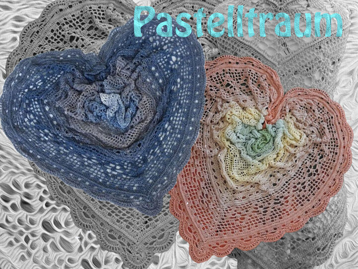 Häkelanleitung Tuch Pastelltraum