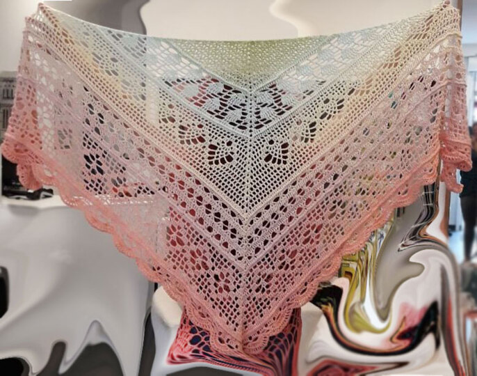 Häkelanleitung Tuch Pastelltraum