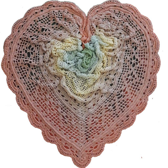 Häkelanleitung Tuch Pastelltraum