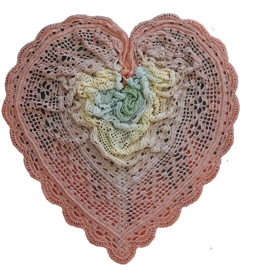 Häkelanleitung Tuch Pastelltraum