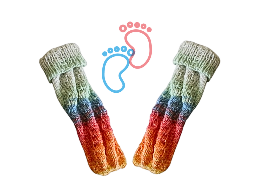 Baby-Spiralsocke Kajou - Strickanleitung