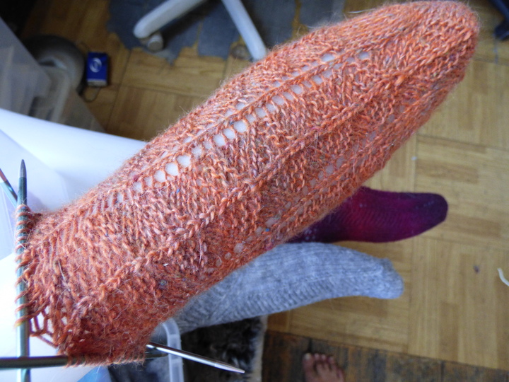 Strickanleitung * Ergonomische Lace Socken "New York"