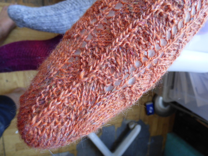 Strickanleitung * Ergonomische Lace Socken "New York"