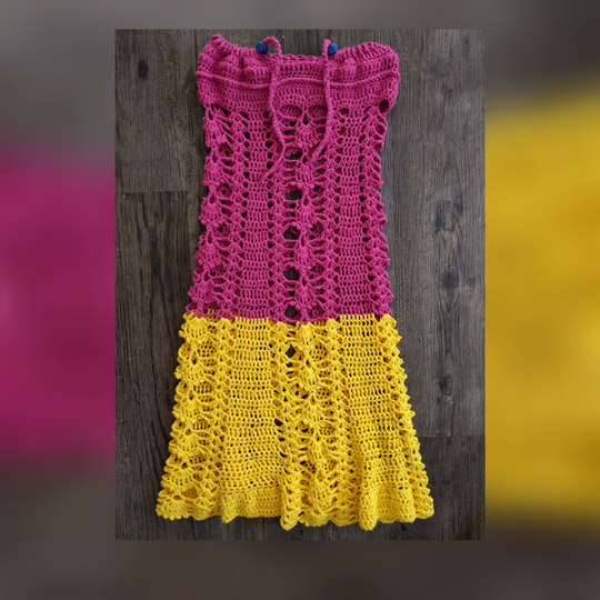 Poncho Überwurf Glockenblume mit Schalkragen Für jede Größe