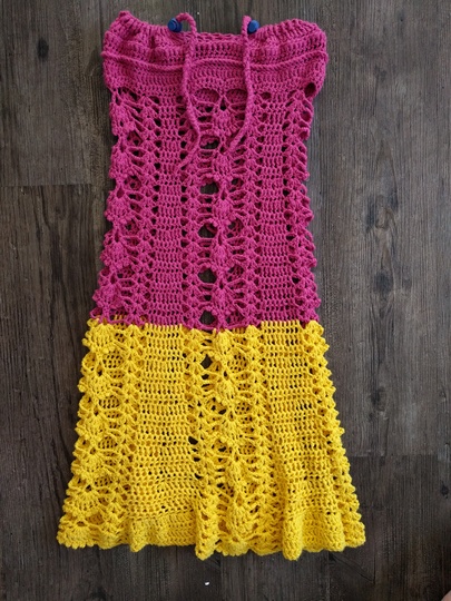 Poncho Überwurf Glockenblume mit Schalkragen Für jede Größe