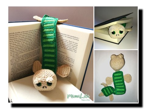 Lesezeichen Schildkröte - Häkelanleitung
