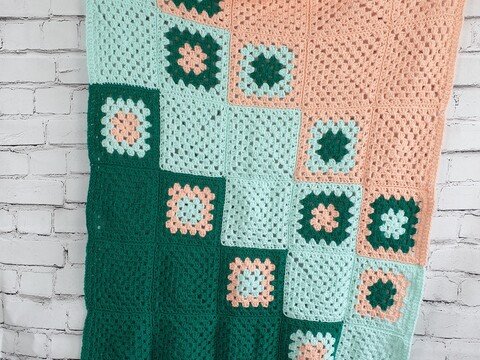 Pattern Baby Blanket Tricolor Fun