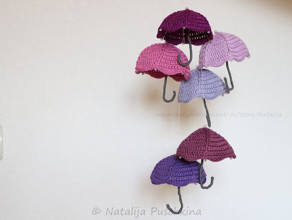 Autumn decoration ‚Umbrella‘ - Crochet Pattern - Image 3