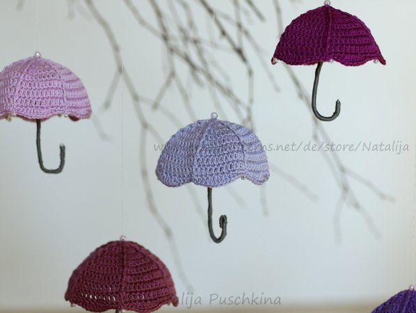 Autumn decoration ‚Umbrella‘ - Crochet Pattern