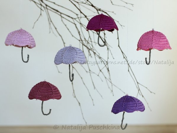 Autumn decoration ‚Umbrella‘ - Crochet Pattern