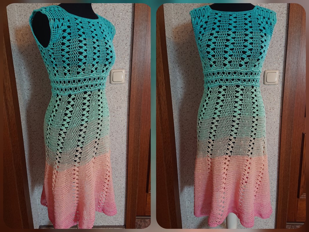 Kleid Felicia häkeln Häkelkleid