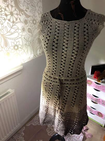 Kleid Felicia häkeln Häkelkleid