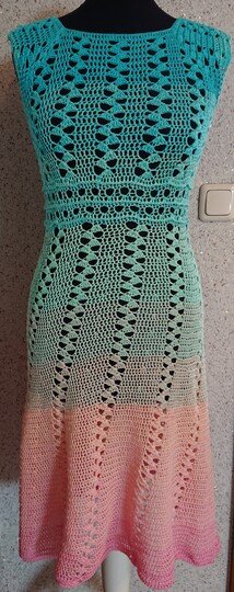 Kleid Felicia häkeln Häkelkleid