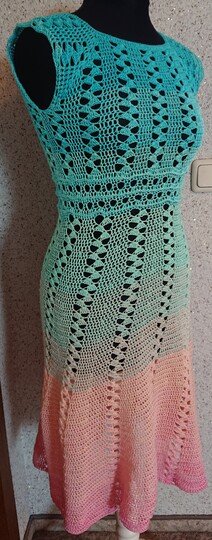 Kleid Felicia häkeln Häkelkleid