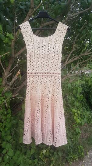 Kleid Felicia häkeln Häkelkleid