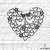 Herz mit Tauben Plotterdatei SVG DXF