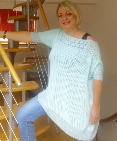 Poncho häkeln - Damen- Ponchover "Katie" - alle Größen - Häkelanleitung PDF