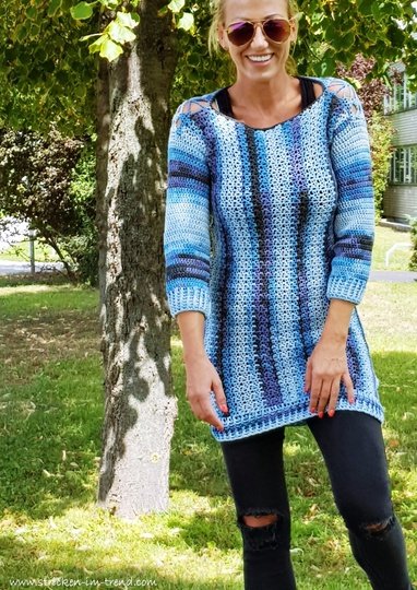 Crochet Pattern for Summer Sweater | Crochet Pullover TONDO #5