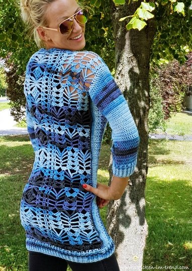 Crochet Pattern for Summer Sweater | Crochet Pullover TONDO #5
