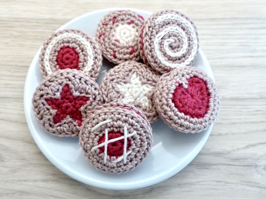 Marmeladenplätzchen für die Kinderküche häkeln - Bild 2