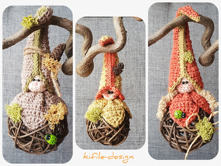 Häkelanleitung Familie Herbst