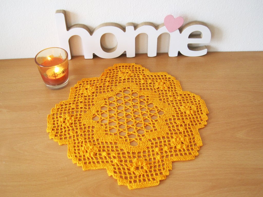 Häkelanleitung: Vintage Deckchen häkeln Ø 29 cm