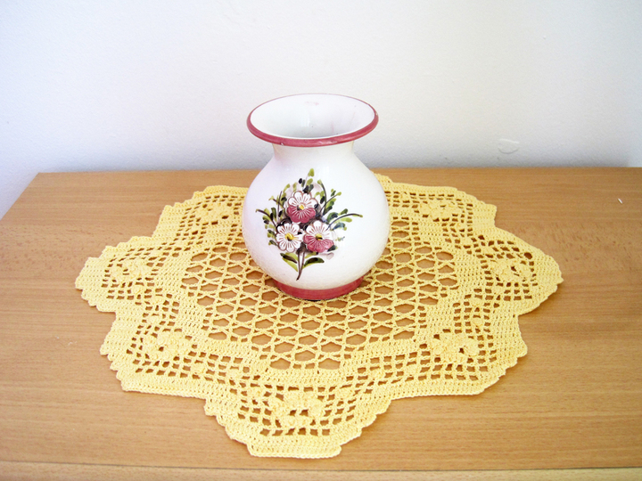 Vintage Deckchen häkeln Ø 34 cm - Häkelanleitung