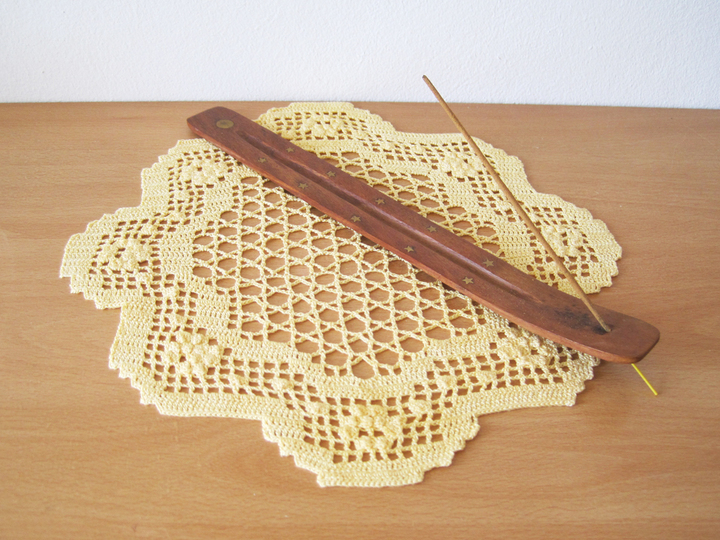 Vintage Deckchen häkeln Ø 34 cm - Häkelanleitung